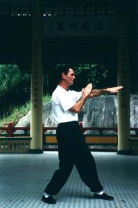 Wing Chun horizontal outward bil jee strike