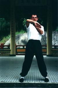 Wing Chun right bong sao in neutral stance