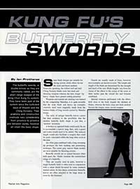 Kung Fu Butterfly Swords