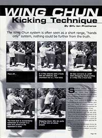 Wing Chun Kicking Technique